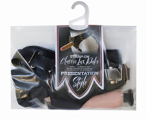 Женский мягкий пояс с насадкой LOVETOY (А-Полимер) Classic lux-ГЕРЦОГ 981100 (18,2 см)