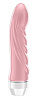 Розовый вибратор со складочками Shots Media BV Leah LOV008PNK (15 см)