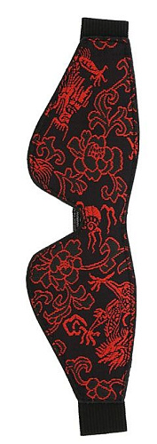 Чёрно-красная маска на глаза закрытого типа Dream Toys 21532