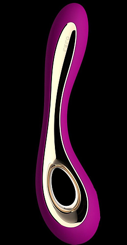 Лиловый вибратор Lelo Isla Deep Rose LEL1556 (22 см)