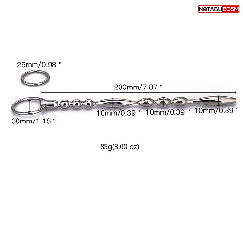 Спиралевидный металлический уретральный плаг Bior toys NTU-80416