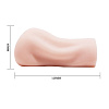 Компактный мастурбатор-вагина с эффектом смазки телесного цвета Baile BM-009207K