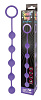 Фиолетовая анальная цепочка с кольцом-ограничителем Bior toys ST-40180-5 (23 см)