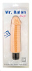Водонепроницаемый вибратор телесного цвета ToyFa Mr.Baton Soft №12 871012 (19,5 см)