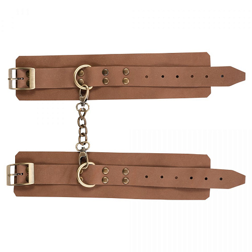 Коричневые кожаные наручи Rebelts Maya 7745-02rebelts