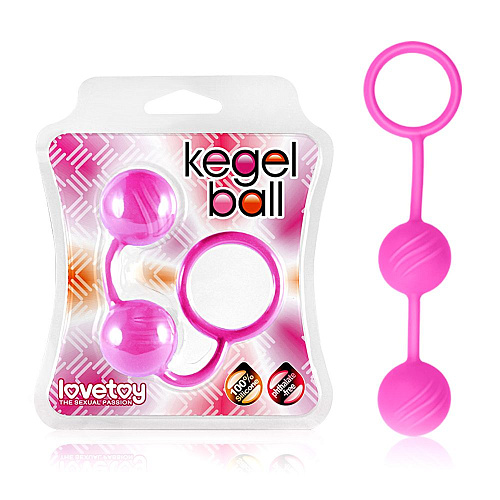 Розовые вагинальные шарики Lovetoy Kegel Ball 46701 pink