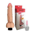 Фаллоимитатор телесного цвета с мошонкой и со встроенным пультом Sextoy 2011 00471 (21,5 см)