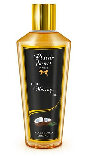 Массажное масло для тела с ароматом кокоса Plaisir Secret 826074 (250 мл)