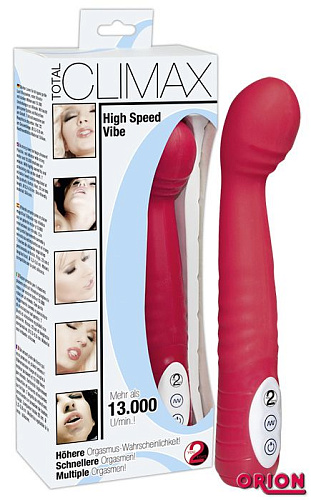 Красный вибратор Orion Climax High Speed Vibe 0575011 (22 см)