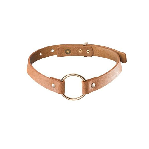 Бежевый чокер Bijoux Indiscrets Maze Single Choker 0212