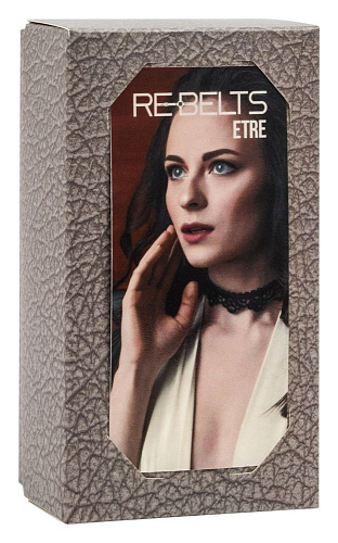 Чёрный ажурный чокер Rebelts Etre Black 7708