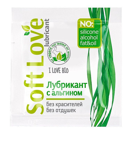 Пробник лубриканта на водной основе Биоритм Soft Love LB-27005t (3 гр)