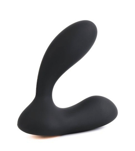 Чёрный стимулятор простаты с вибрацией и пультом ДУ Svakom Vick SPM-03W