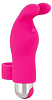 Розовая пулька-насадка на палец California Exotic Novelties Finger Bunny SE-1705-20-2 (8,25 см)