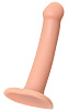 Телесный фаллос на присоске Strap-on-me Silicone Bendable Dildo S 6013090 (17 см)