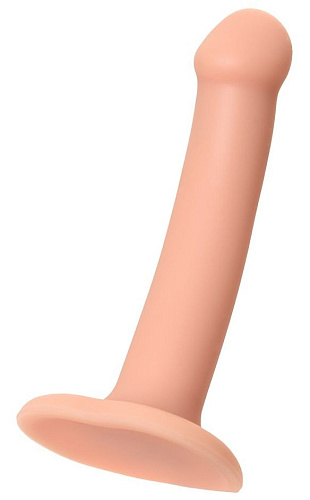 Телесный фаллос на присоске Strap-on-me Silicone Bendable Dildo S 6013090 (17 см)