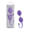 Фиолетовые каплевидные вагинальные шарики California Exotic Novelties L amour Premium Weighted Pleasure System SE-4649-14-3