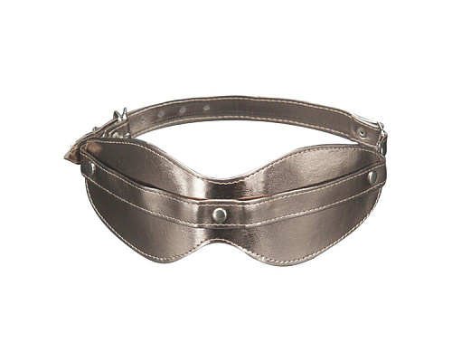 Маска на глаза из искусственной кожи цвета бронзы Sitabella 5015-7