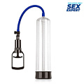 Прозрачная вакуумная помпа со шкалой Bior toys Sex Expert SEM-55162