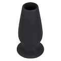 Большая пробка с тоннелем в чёрном цвете Orion Lust Tunnel Plug XL 0525715 (13 см)