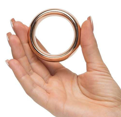 Золотистое стальное кольцо Fifty Shades of Grey I Want You. Now. Steel Love Ring FS-69151