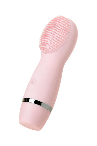 Розовый силиконовый массажер для лица ToyFa Yovee Gummy Peach 244002