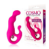Розовый вибромассажёр с отростком Bior toys Cosmo CSM-23031 (12 см)