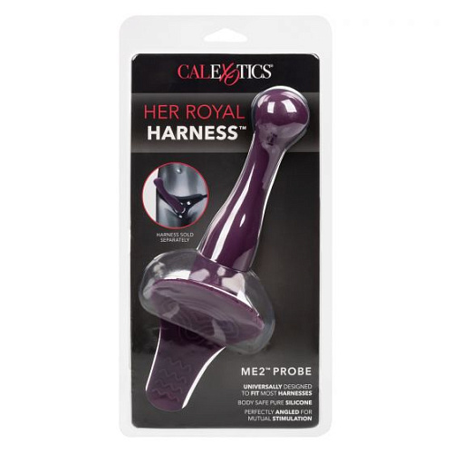 Фиолетовая насадка для страпона Her Royal Harness California Exotic Novelties Me2 Probe SE-1566-05-2 (16,5 см)