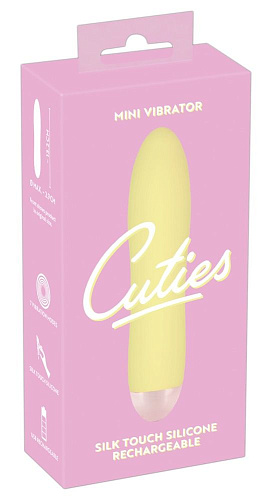 Жёлтый мини-вибратор Orion Cuties Mini 05953060000 (13,2 см)