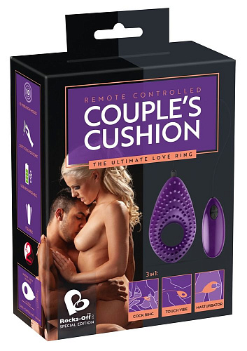 Фиолетовое виброкольцо Orion Couples Cushion 05937450000