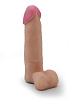 Страпон в подарочной упаковке: трусики с плугом и фаллоимитатор-насадка телесного цвета LOVETOY (А-Полимер) 731703 (16 см)