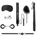 Чёрный игровой набор Shots Media BV Introductory Bondage Kit №6 OU369BLK