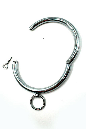 Металлический ошейник с кольцом для фиксации Kanikule KL-NC21001