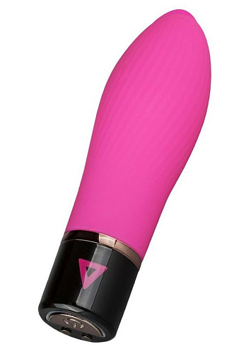 Розовый силиконовый мини-вибратор EDC Wholesale Lil Swirl LIL002PNK (10 см)