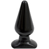 Анальная пробка в чёрном цвете Doc Johnson Butt Plugs Smooth Classic Large 0244-06-CD (14 см)