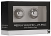 Серебристые вагинальные шарики Shots Media BV Medium Weight Ben-Wa Balls OU218SIL