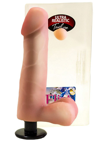 Фаллическая насадка телесного цвета для страпона Harness из неоскин LOVETOY (А-Полимер) 841701 (16 см)