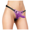Страпон фиолетового цвета Shots Media BV Pleasure Purple Ouch! OU062PUR (14,5 см)