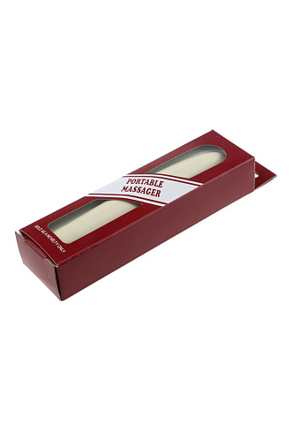 Классический гладкий вибратор молочного цвета Lovetoy BT-89 (13,6 см)