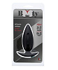 Малая анальная пробка в чёрном цвете Dream Toys BOOTYFUL ANAL PLUG SMALL 21011 (9,5 см)