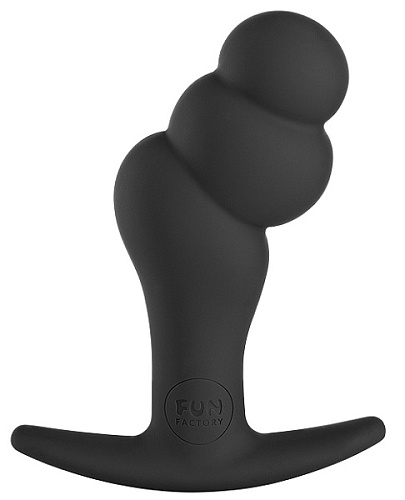 Чёрная анальная пробка Fun Factory Boosty 38308