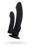 Чёрный вибратор для двойного проникновения ToyFa 901402-5 (19,5 см)