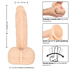 Телесный реалистичный фаллоимитатор California Exotic Novelties Emperor Ballsy SE-0132-50-2 (19 см)