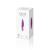 Перезаряжаемый мини-вибратор цвета фуксии OVO C1 VIOLET (11 см)