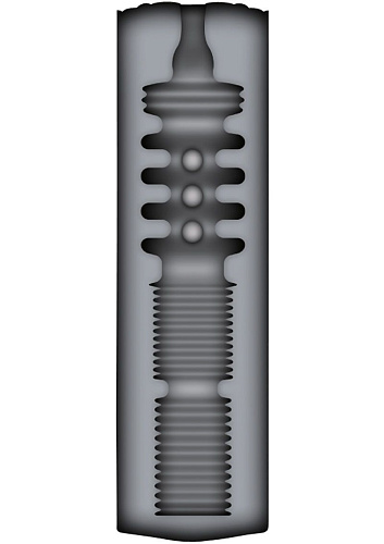 Мастурбатор серого цвета Zolo GLIDE CUP XGZO5005
