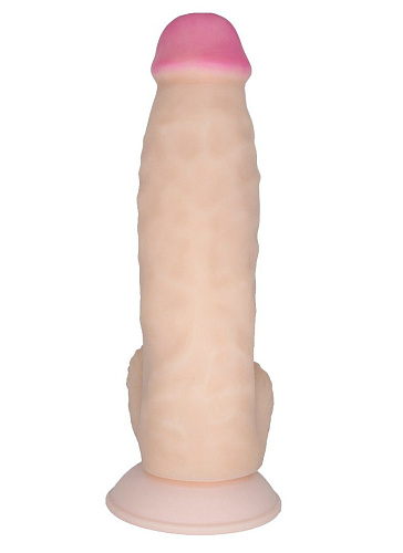 Супергигант-реалистик телесного цвета из киберкожи LOVETOY (А-Полимер) 950300 (33 см)