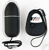 Чёрное радиоуправляемое виброяйцо ToyFa 901008-5 (8 см)