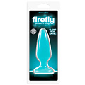 Голубая, светящаяся в темноте анальная пробка NS Novelties Firefly Pleasure Plug Medium NSN-0475-37 (12,7 см)