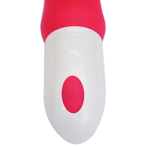 Розовый гибкий рельефный вибратор RestArt Sparta RA-303_r (23 см)