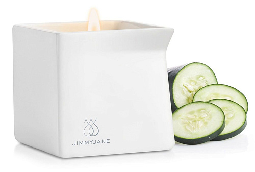 Массажная свеча с ароматом огурца JimmyJane Afterglow Massage Candle  E23226